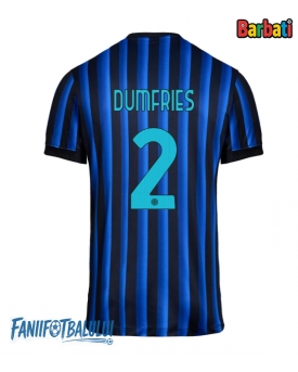 Inter Milan Denzel Dumfries #2 Tricou Fotbal Replică 2025-26 Barbati Acasa